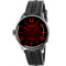 U-Boat 9305 Darkmoon SS Red Glass Mens Watch 40mm 5ATM