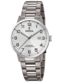 Festina F20435/1 Classic Titanium Unisex 40mm 10ATM