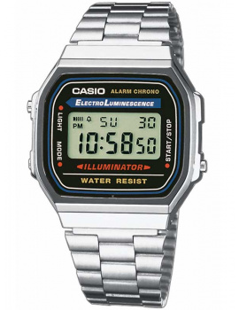 CASIO A168WA-1YES Collection 35mm 3 ATM