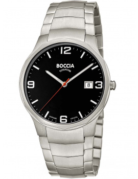 Boccia 3656-02 Men`s Watch Titanium 39mm 5ATM