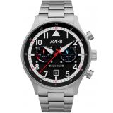 AVI-8 AV-4088-11 Carey Dual Time 44mm 5ATM