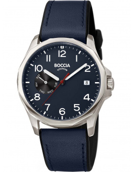 Boccia 3644-02 men`s watch titanium 40mm 10ATM