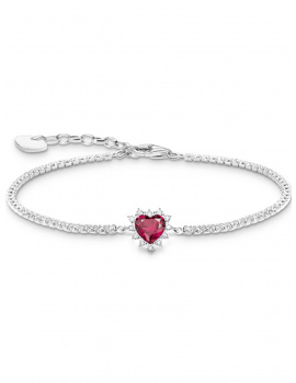 Thomas Sabo A2188-013-10-L19V Herz Armband romance strieborné