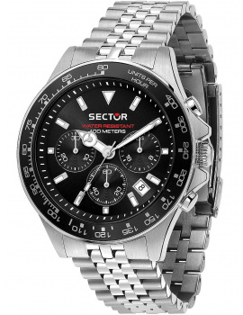 Sector R3273661033 series 230 Chronograph Mens Watch 43mm 10ATM