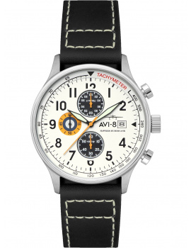 AVI-8 AV-4011-1E Mens Watch Hawker Hurricane Chronograph 43mm 5ATM