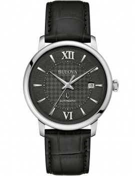 Bulova 96B441 Mens Watch Hudson Automatic 39mm 3ATM