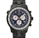 Swiss Alpine Military 7078.9175 Chronograph Mens Watch 45mm 10ATM