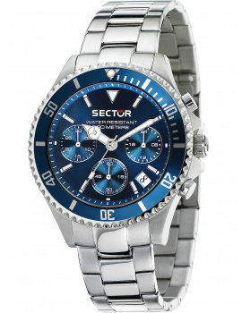 Sector R3273661007 series 230 Chronograph Mens Watch 43mm 10ATM