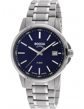 Boccia 3633-04 men`s watch titanium 40mm 10ATM