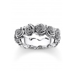 Thomas Sabo TR2488-637-21-58 silver ring with roses Ladies