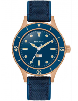 Bulova 98A325 MIL-SHIPS Bronze blue