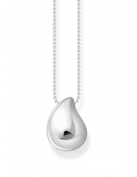 Thomas Sabo KE2281-001-21-L50V Bold - Silver Necklace with Pendant drop-shaped 40-45 cm Ladies