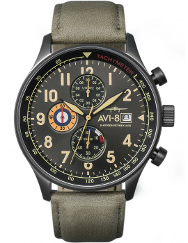 AVI-8 AV-4011-0E Hawker Hurricane Chronograph 42mm 5ATM