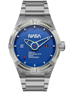 Nubeo NB-6107-NAS-33 Mens Watch Galileo NASA Limited Edition Automatic 49mm 20ATM