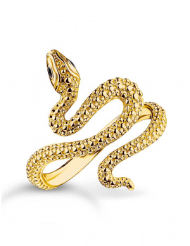 Thomas Sabo TR2483-427-39-54 Gold-plated Snake Ring Tempting Romance Ladies