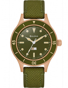 Bulova 98A324 MIL-SHIPS Bronze green