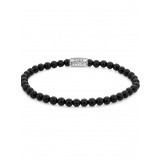 Rebel & Ružové Bracelet Black Velvet RR-40107-S-M Unisex