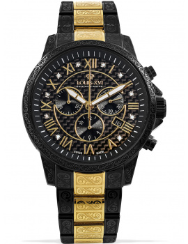 Louis XVI LXVI1091 Palais Royale Chronograph Mens Watch 43mm 5ATM