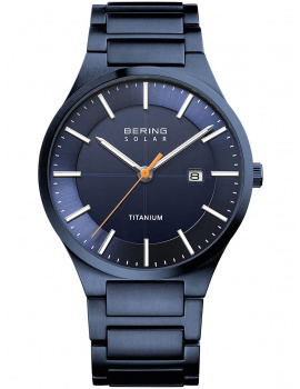 Bering 15239-797 Titanium Slnečný pohon 39mm 10ATM