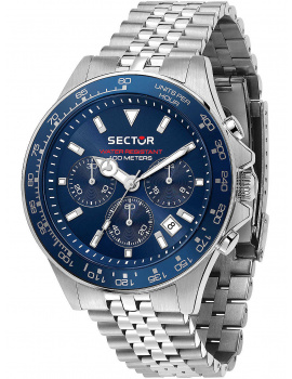 Sector R3273661032 series 230 Chronograph Mens Watch 43mm 10ATM