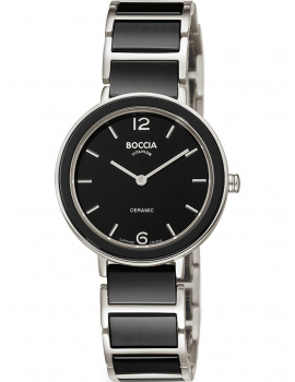 Boccia 3311-02 ladies watch keramika titanium 32mm 5ATM