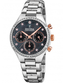 Festina F20401/4 Boyfriend Chronograph Ladies Watch 36mm 5ATM