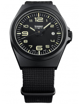 Traser H3 108218 P59 Esssential M Black Men's 42mm 10ATM