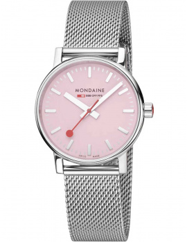 Mondaine MSE.35130.SM Ladies Watch evo 2 SBB 35mm 3ATM