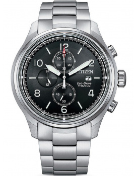 Citizen CA0810-88E Eco-Drive Super-Titanium Mens Watch 44mm 10ATM