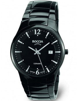 Boccia 3572-02 men`s watch keramika titanium 39mm 3ATM