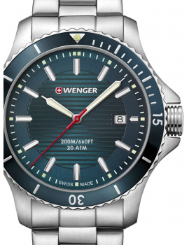 Wenger 01.0641.129 Seaforce Men's 43mm 20ATM