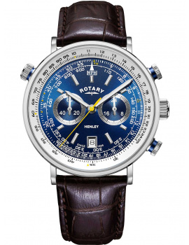 Rotary GS05235/05 Henley chronograph men`s 42mm 5ATM