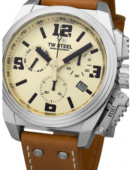 TW-Steel TW1110 Canteen Chronograph Mens Watch 46mm 10ATM