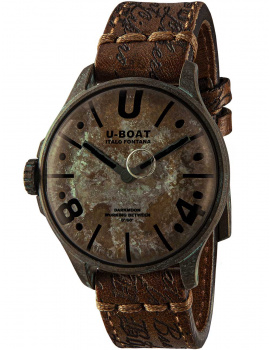 U-Boat 9600/A Mens Watch Darkmoon Unico 45mm 50M